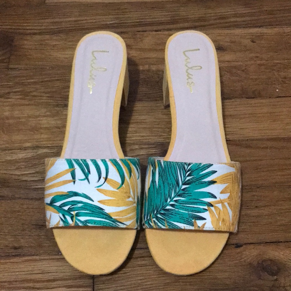 Lulus block heel mule